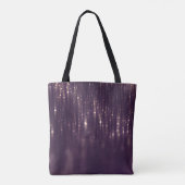 Violet Bokeh Circles: Schöne Illustration Tasche (Rückseite)