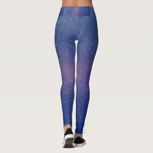 Violet Burst Leggings (Rückseite)
