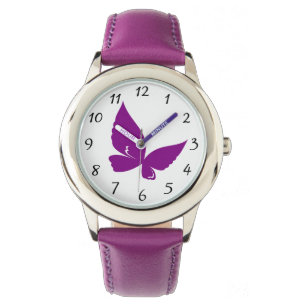 Violet Butterfly Armbanduhr