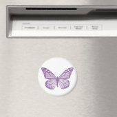 Violet Butterfly Magnet (In Situ (Geschirrspüler))