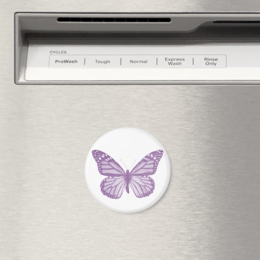 Violet Butterfly Magnet (In Situ (Geschirrspüler))