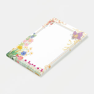 Violet Butterfly Notizblock