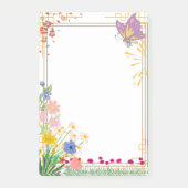 Violet Butterfly Notizblock (Vorderseite)