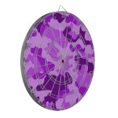 Violet Camouflage Dartboard Dartscheibe (Vorderseite Links)