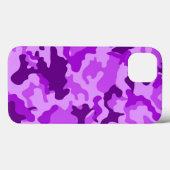 Violet-Camouflage-Muster Case-Mate iPhone Hülle (Rückseite (Horizontal))