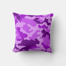 Violet-Camouflage-Muster-Kissen Kissen
