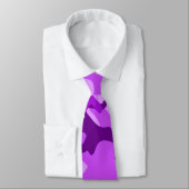 Violet Camouflage Neck Tie Krawatte (Gebunden)