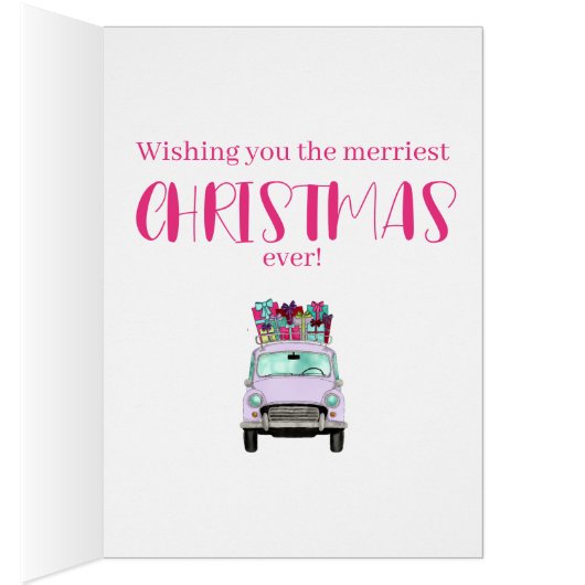 Violet Car mit Weihnachtsgeschenken (Innen (Rechts))