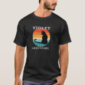 Violet Cat Sanctuary Group Family Reunion Name Pul T-Shirt (Vorderseite)