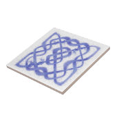 VIOLET CELTIC KNOT 4,25" Keramik Tile Fliese (Seite)