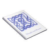 VIOLET CELTIC KNOT 6.5x8.75 Spiral-Notebook Notizblock (Rechte Seite)