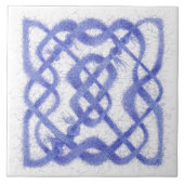 VIOLET CELTIC KNOT 6" Keramik Tile Fliese (Vorderseite)