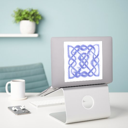 VIOLET CELTIC KNOT 8" Vinyl Sticker (Laptop auf Schreibtisch)