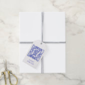 VIOLET CELTIC KNOT-Geschenktasten Geschenkanhänger (Mit Garn)