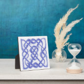 VIOLET CELTIC KNOT Holz Plaque Fotoplatte (InSitu)