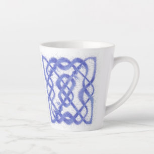 VIOLET CELTIC KNOT Latte-Becher Milchtasse