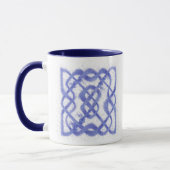 VIOLET CELTIC KNOT Navy Combo-Tasse Tasse (Links)