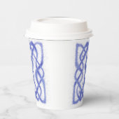 VIOLET CELTIC KNOT Paper Cups Pappbecher (Links)