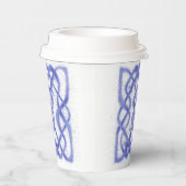 VIOLET CELTIC KNOT Paper Cups Pappbecher (Rechts)