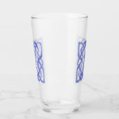 Violet Celtic Knot Pint Trinkglas Glas (Links)