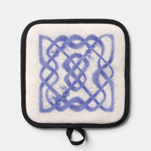 VIOLET CELTIC KNOT Pot Holder Topflappen