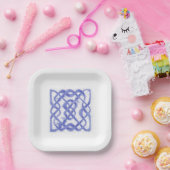 VIOLET CELTIC KNOT Square Paper Teller (Party)