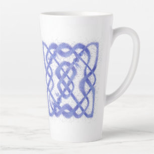 VIOLET CELTIC KNOT Tall Latte Tasse