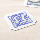 VIOLET CELTIC KNOT Ticket Form Papier Untersetzer (angewinkelt)