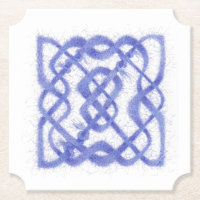 VIOLET CELTIC KNOT Ticket Form Papier Untersetzer