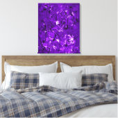 Violet Chaos Leinwanddruck (Insitu (Schlafzimmer))