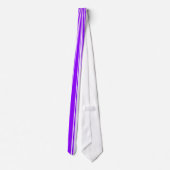 Violet Color Strip Funky Muster Krawatte (Rückseite)