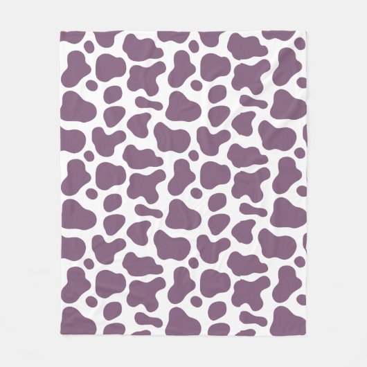 Violet Cow Fleecedecke (Vorderseite)