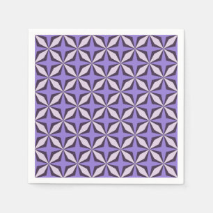 Violet Criss cross Serviette