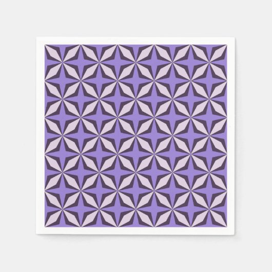 Violet Criss cross Serviette (Vorderseite)