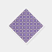 Violet Criss cross Serviette (Ecke)