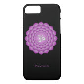 Violet Crown Chakra Zen Medialize Case-Mate iPhone Hülle (Rückseite)