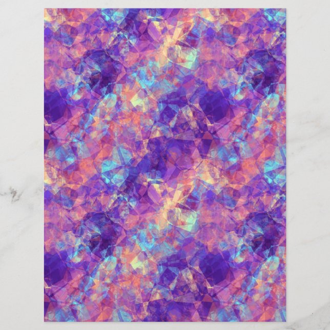 Violet Crumpled Textur (Vorderseite)