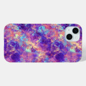 Violet Crumpled Textur Case-Mate iPhone Hülle (Rückseite (Horizontal))