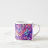Violet Crumpled Textur Espressotasse (Rechts)
