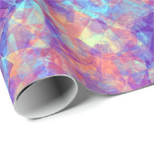 Violet Crumpled Textur Geschenkpapier (Rolleneckpunkt)