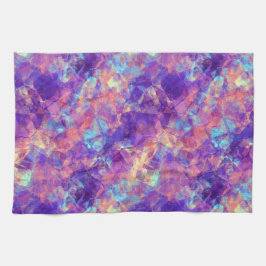 Violet Crumpled Textur Handtuch