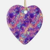 Violet Crumpled Textur Keramikornament (Rechts)
