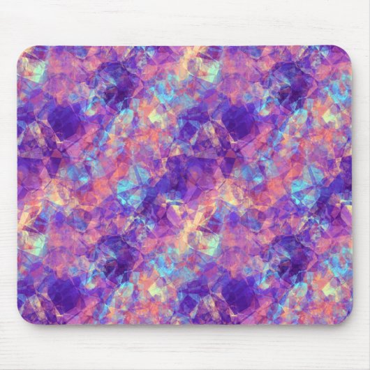Violet Crumpled Textur Mousepad (Vorne)