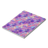 Violet Crumpled Textur Notizblock (Rotiert)