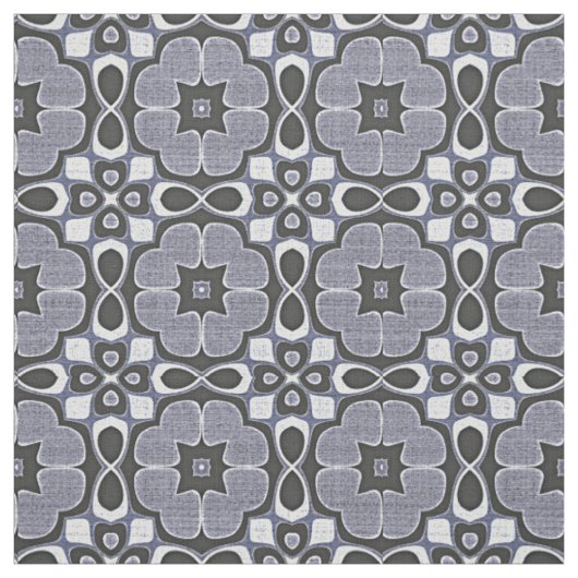 Violet Dark Blue Nouveau Deko Bali Batik Muster Stoff (Muster)