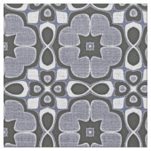 Violet Dark Blue Nouveau Deko Bali Batik Muster Stoff (Nahaufnahme)