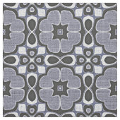 Violet Dark Blue Nouveau Deko Bali Batik Muster Stoff (Muster)