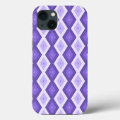 Violet Diamant Muster Case-Mate iPhone Gehäuse Case-Mate iPhone Hülle (Rückseite)