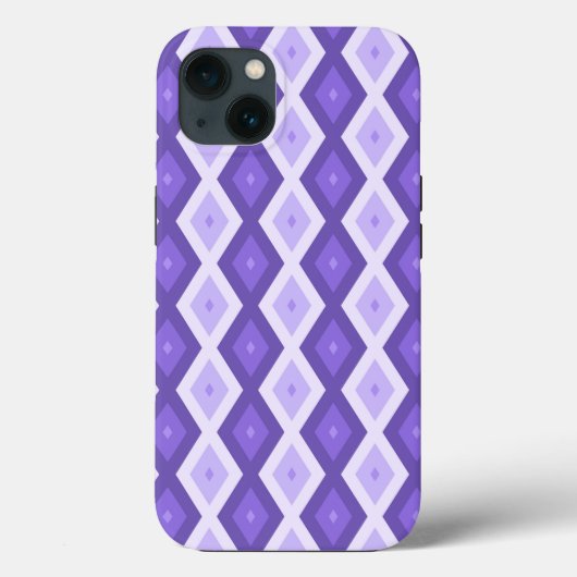 Violet Diamant Muster Case-Mate iPhone Gehäuse Hülle (Rückseite)