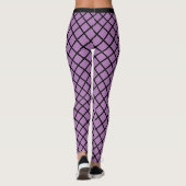 Violet Diamond Muster Leggings (Rückseite)